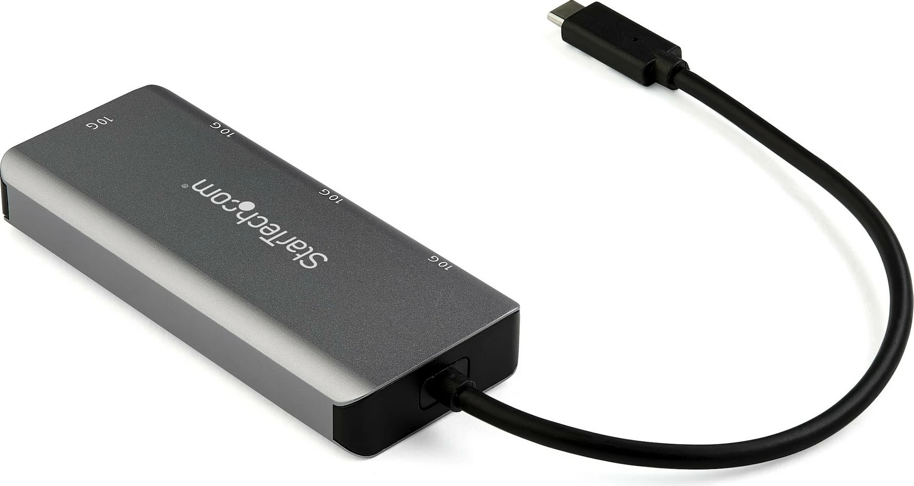 Hub USB-C StarTech HB31C2A2CB, 4 porta (2x USB-A + 2x USB-C), 10Gbps, kabllo 25cm, gri/zezë
