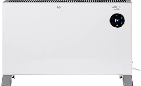 Ngrohës konvektor Adler AD 7752 LCD me telekomandë, Bardhë