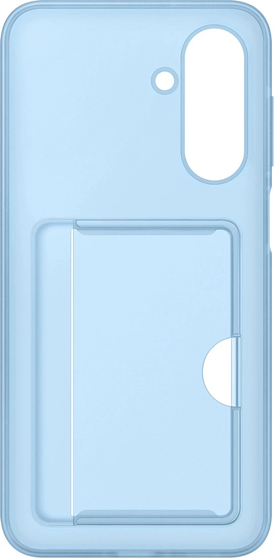 Mbështjellës Samsung Galaxy A17 Card Slot, transparent, blue