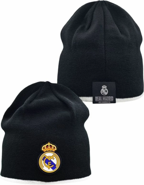 Kapelë reversible Real Madrid, unisex, bardhë/zezë
