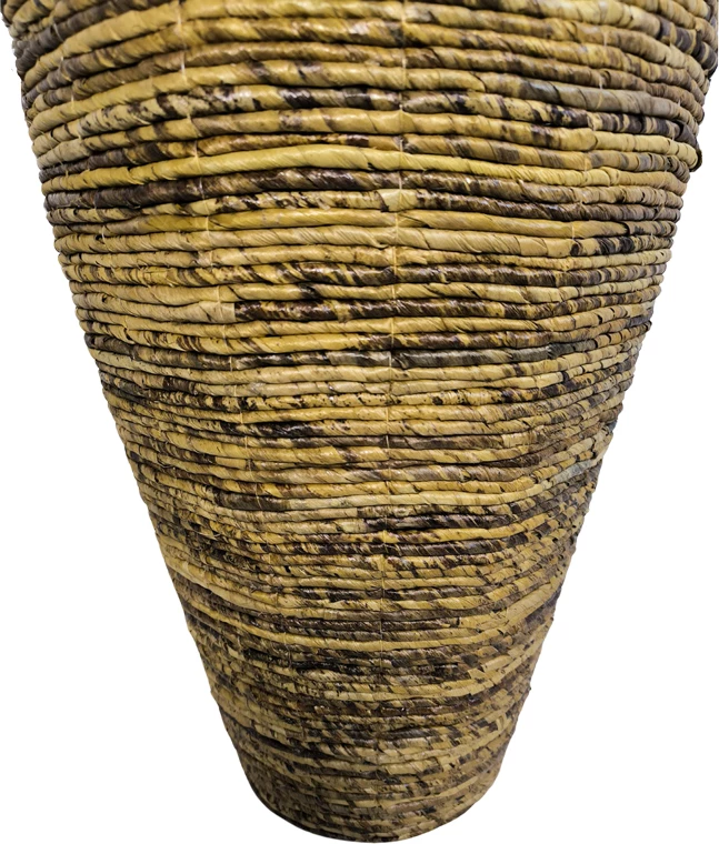 Vazo dekorative Lerpon, litar banane, ngjyrë natyrale, 40x100cm