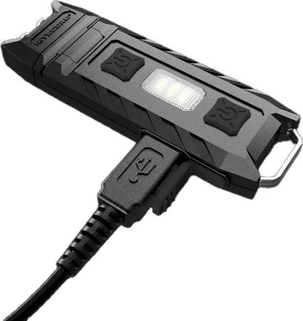 Llambë dore Nitecore Thumb 85 lm USB-C, e zezë