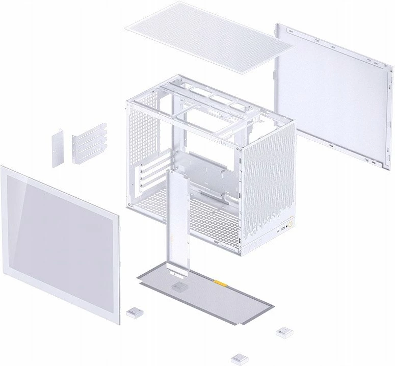 Kasë Jonsbo D32 STD mini tower për mATX/Mini-ITX, e bardhë
