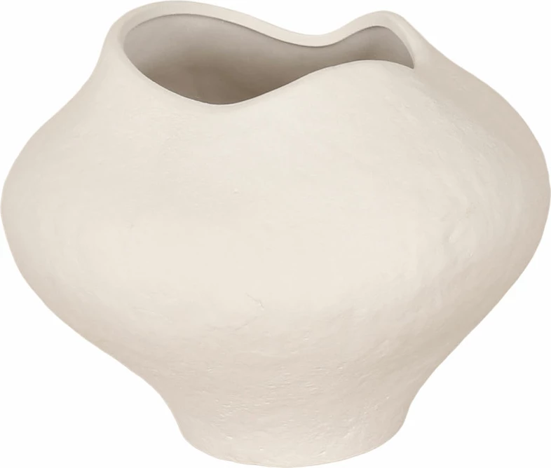 Vazo VERAE, qeramike e bardhë, 26x26x20cm