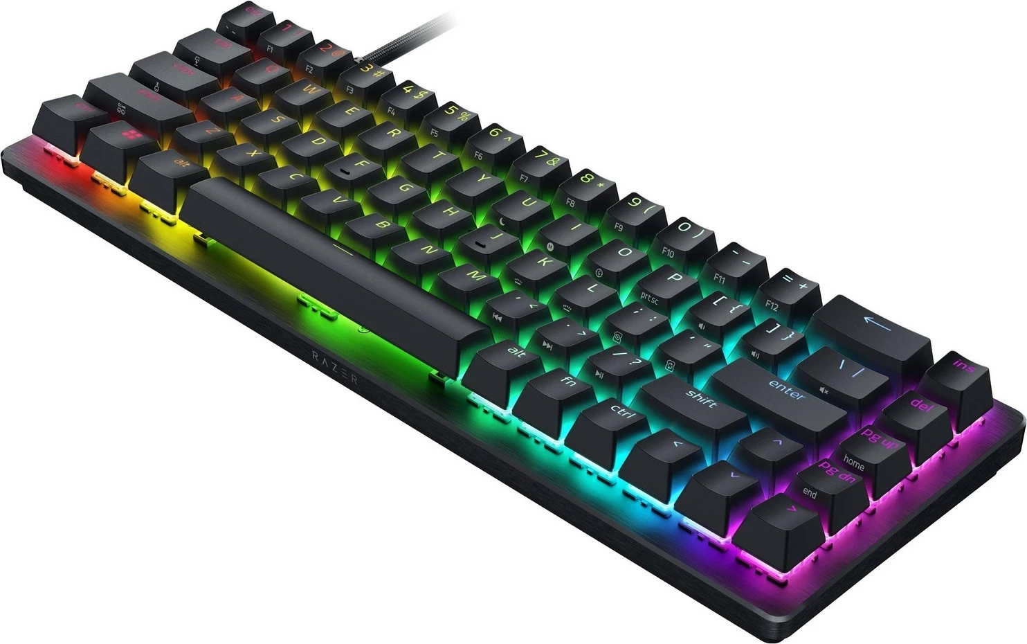 Tastierë gaming Razer Huntsman V3 HE Mini 65%, 8KHz, USB-C, RGB, e zezë