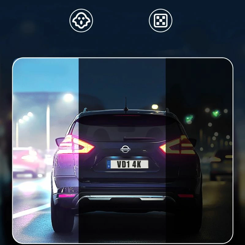 Kamerë veture Baseus PrimeTrip VD1 Pro 4K, e zezë