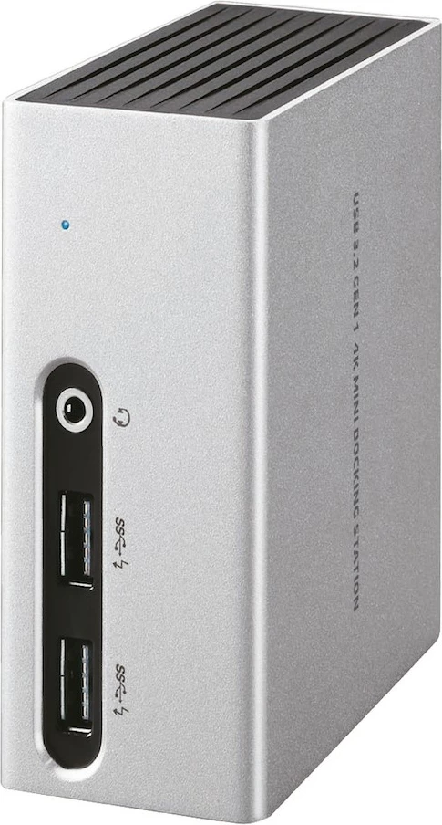 Docking station Club3D USB 3.2 Gen 1, 4K, 4x USB3, HDMI, DVI, LAN, argjendtë/zi