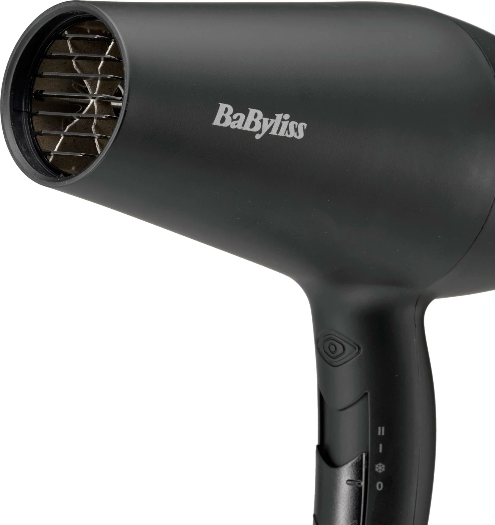 Tharëse flokësh BaByliss D215DE 2200W motor DC, teknologji jonike, me difuzer, e zezë mat