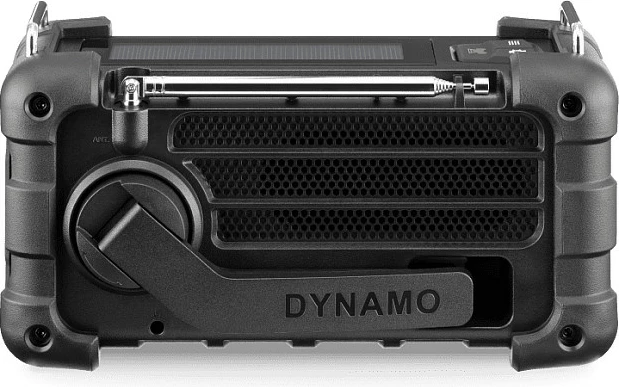 Radio portative Sangean MMR-99 DAB+, Bluetooth, me kurbel/solar, IP55, e zezë