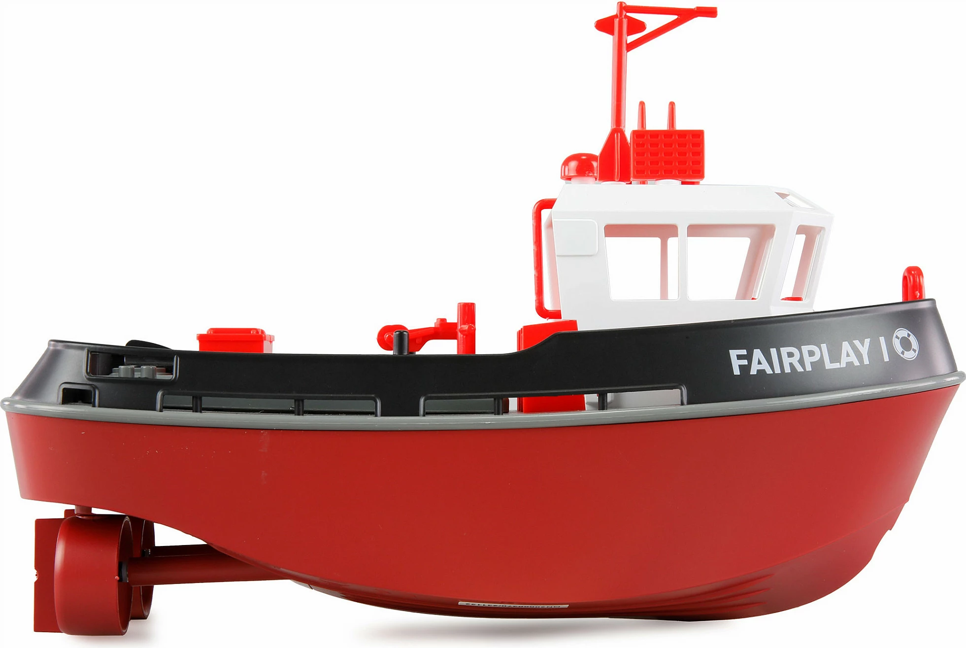 Varkë RC AMEWI Fairplay I, 1:72, 2.4 GHz, Li-Ion 600 mAh, e kuqe/zezë/bardhë