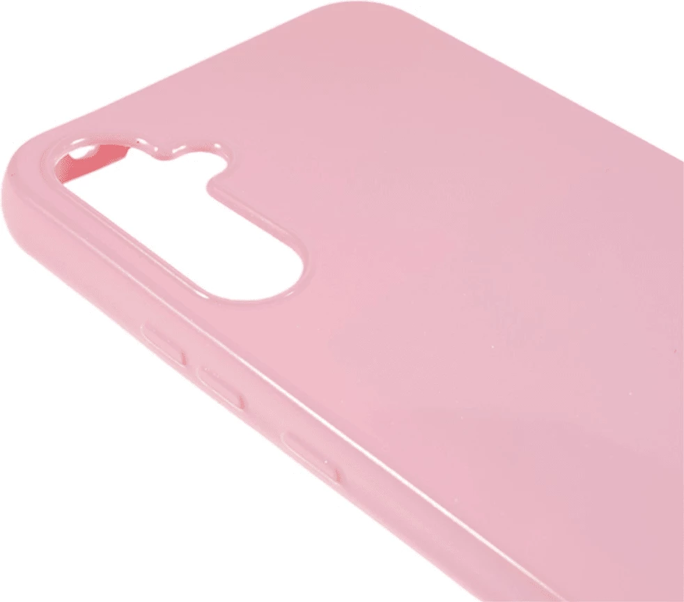 Mbështjellës silikoni Goospery Jelly Thin për Samsung Galaxy A34, i hollë, rozë
