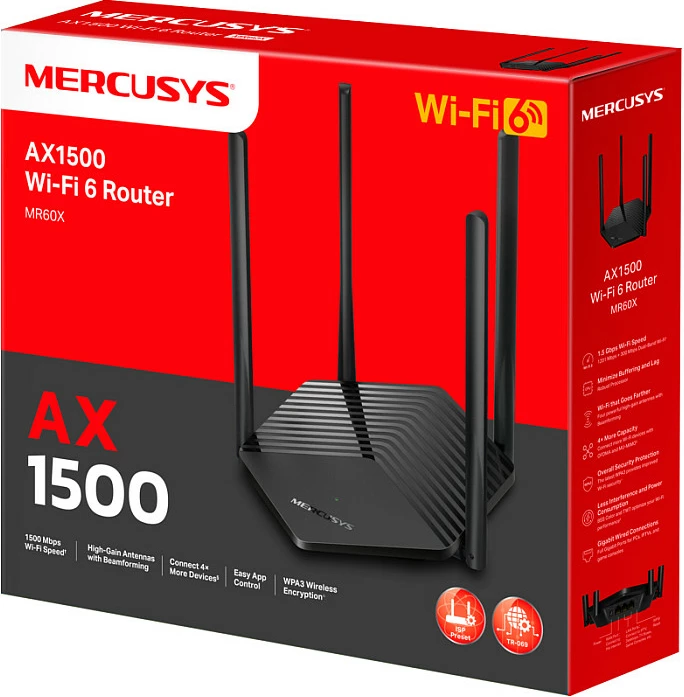 Router TP-Link MR60X, Wi‑Fi 6, Gigabit, 4 antena, i zi
