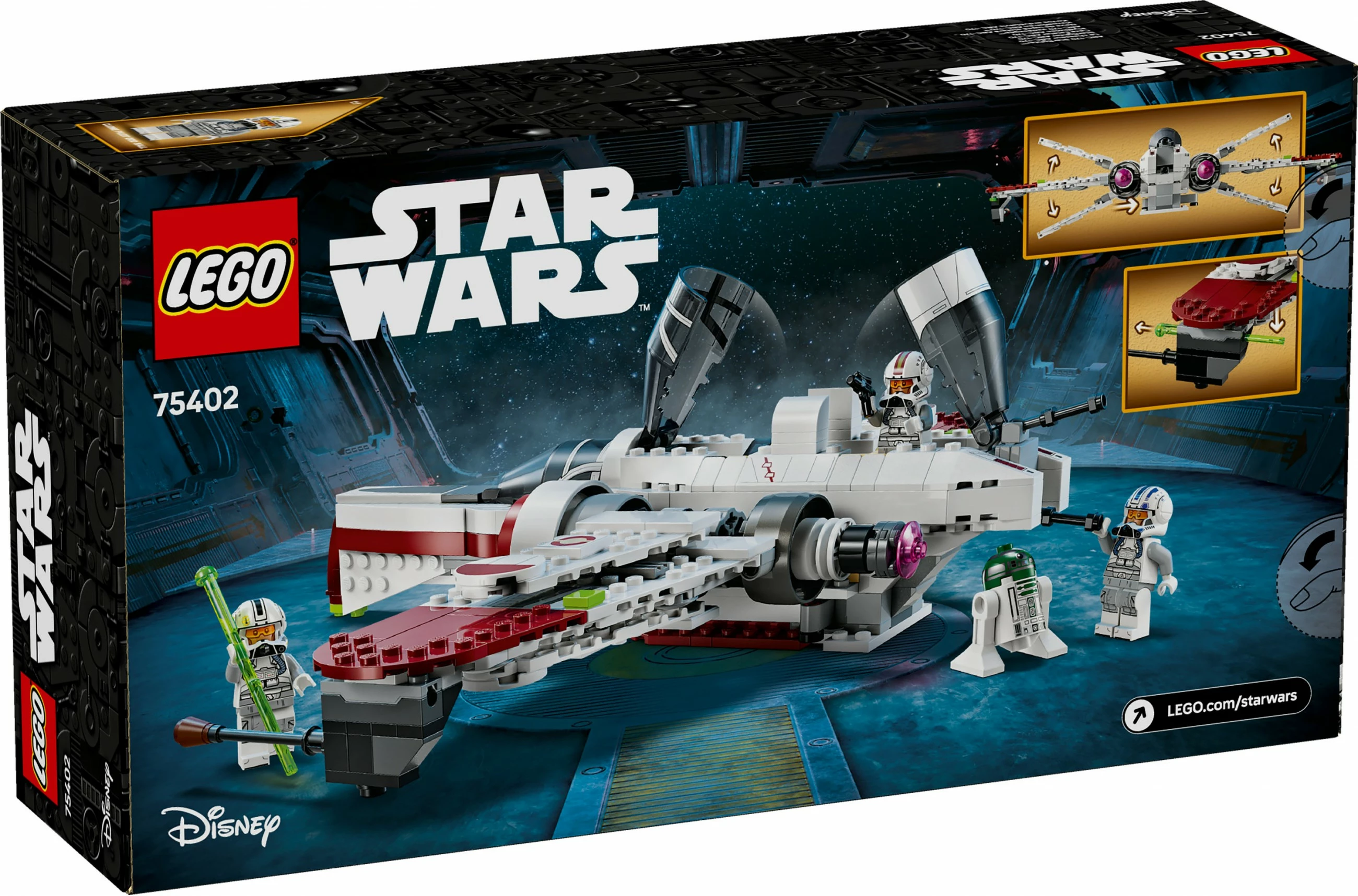 Set ndërtimi LEGO Star Wars ARC-170 Starfighter, shumëngjyrësh