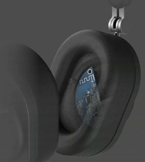 Kufje Moondrop Edge ANC Bluetooth 5.4 LDAC 48 orë me mikrofon, Gri