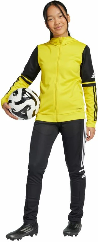 Duks për fëmijë adidas, zi-verdhë [Madhësia: 116 cm]