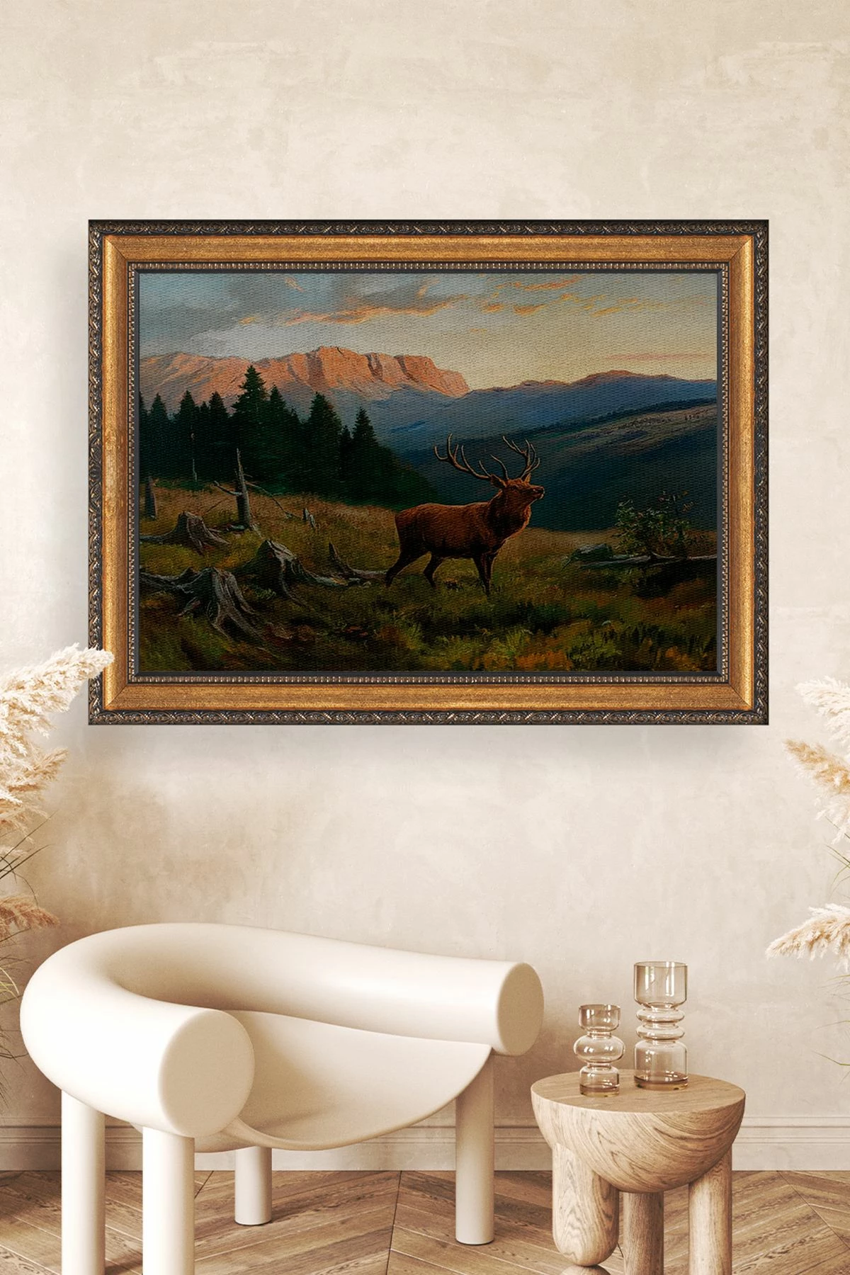 Pikturë dekorative në kanavacë me kornizë, shumëngjyrëshe, Wallity, ATCRCVCNVSMDL63, 50x70cm