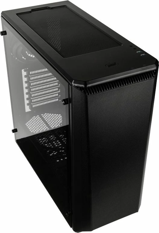 Kasë Phanteks Eclipse P400A DRGB Midi Tower ATX/E-ATX, 3x120mm RGB, xham i temperuar, e zezë