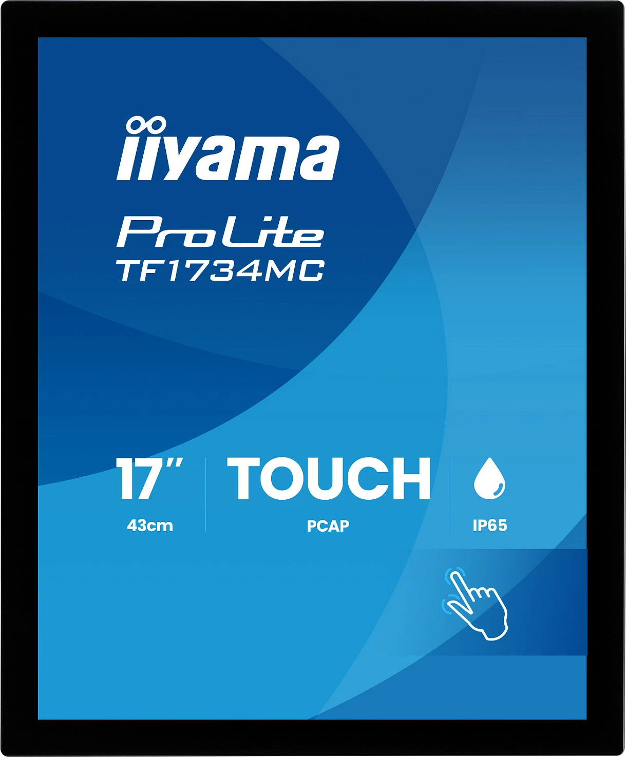 Monitor touch iiyama ProLite TF1734MC-B8X, 17" 1280x1024, HDMI/DisplayPort/VGA, IP65, i zi