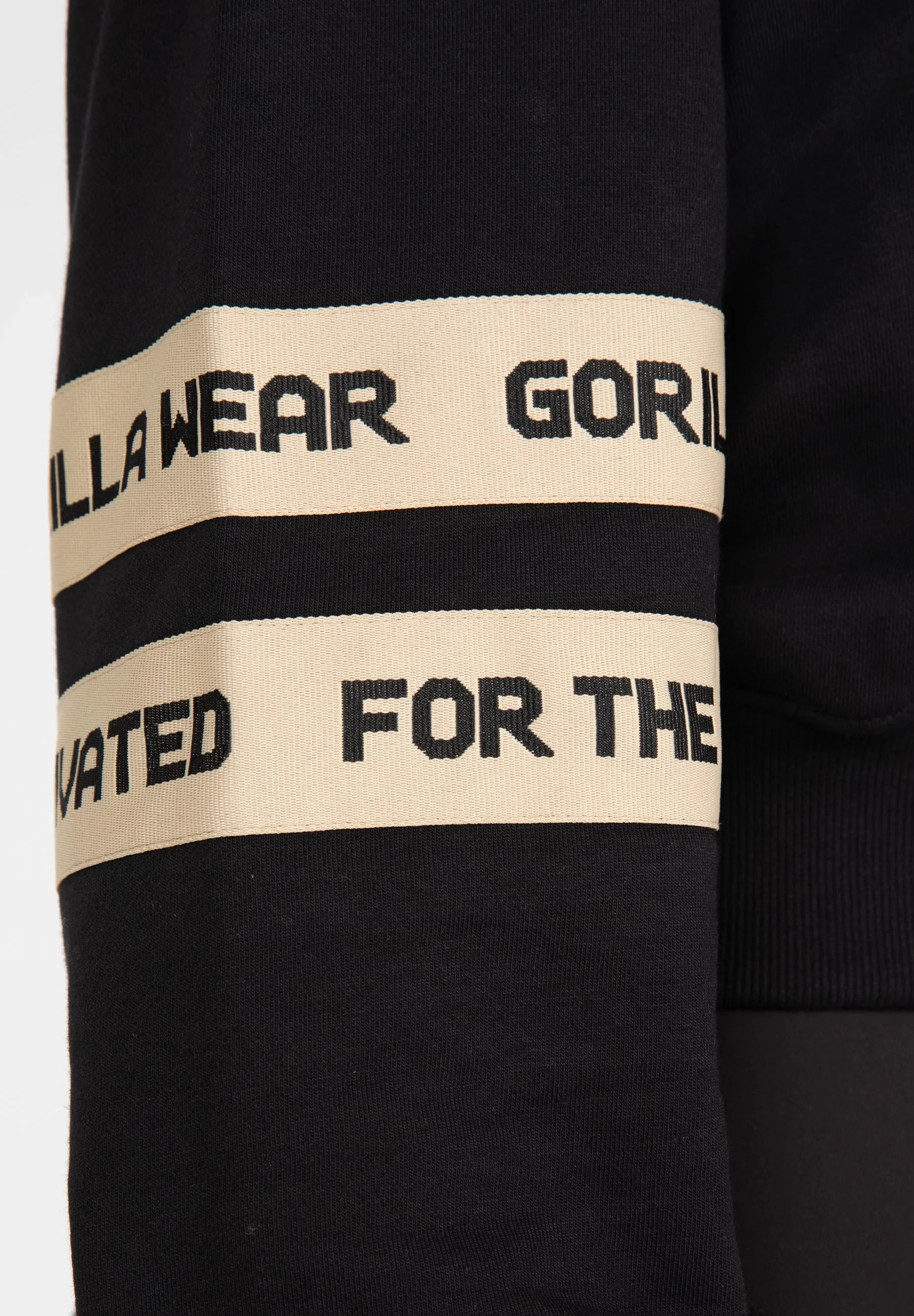 Tracey Cropped Hoodie - Black [Madhësia: L]