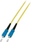 Kabllo optike EFB Elektronik Simplex Jumper SC-SC, 20m, OS2 9/125, LSZH, e verdhë