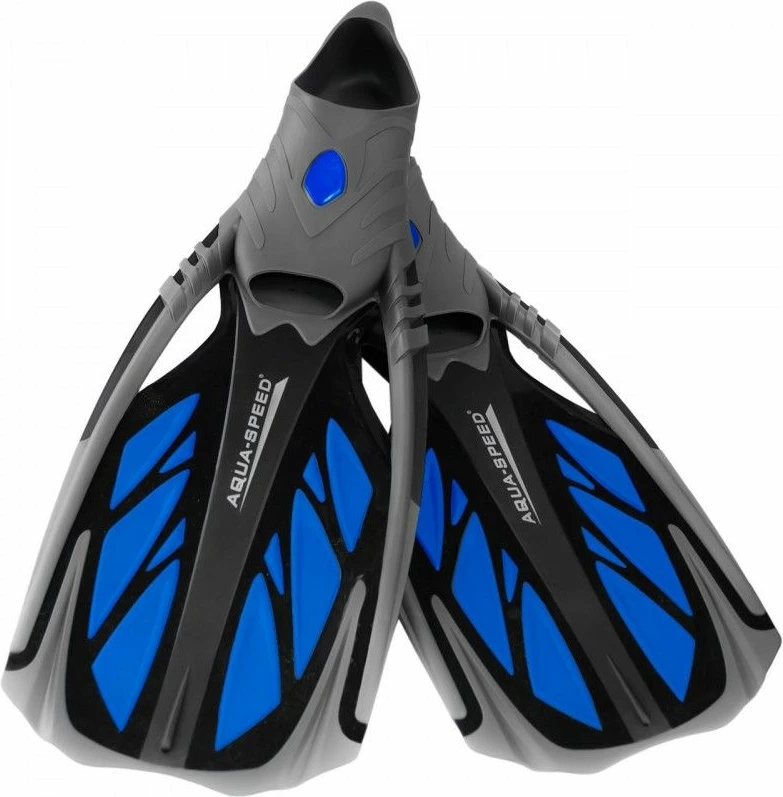 Fllapa noti Aqua-Speed për meshkuj/femra, të zeza/blu