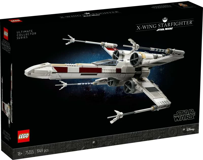 Set ndërtimi LEGO Star Wars X-Wing Starfighter 75355, 1949 pjesë, 18+