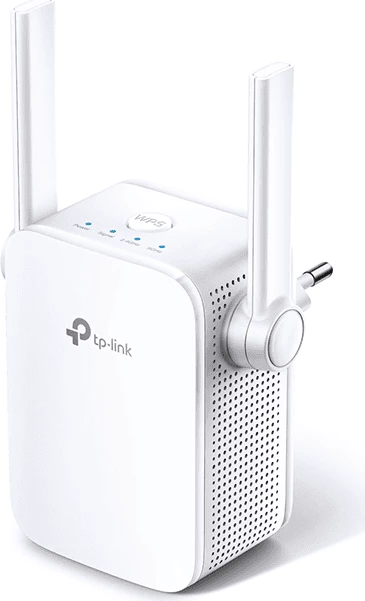 Zgjerues Wi‑Fi, TP-Link, RE305, me antena të jashtme, i bardhë