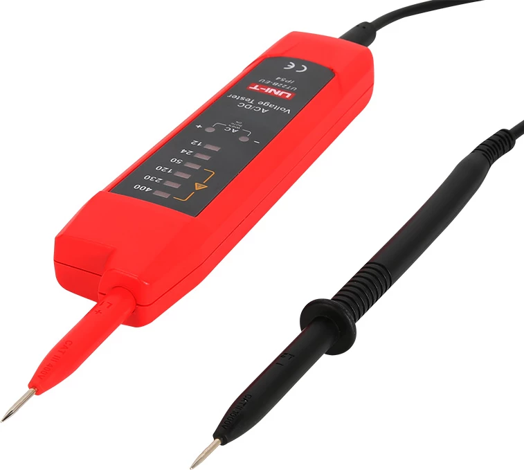 Testues tensioni AC/DC, UNI-T UT22B-EU, 12–400 V, IP54, pa bateri, i kuq dhe gri