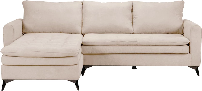 Kënd divani reversibil SCANDALO, krem ASTI 1, 265x188x99cm