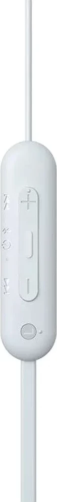 Kufje Sony WI-C100 (WIC100W.CE7) Bluetooth in-ear pa tela, 25 orë, IPX4, të bardha