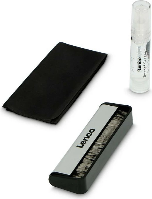 Set pastrimi Lenco TTA-3IN1 për pllaka vinili, furçë karboni, solucion, leckë