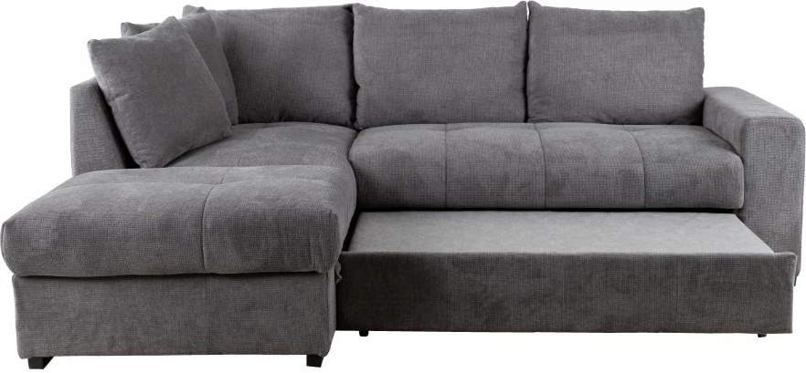 Kënd divan Bill, shtrihës, kënd i majtë, ngjyrë gur, 241x173x94