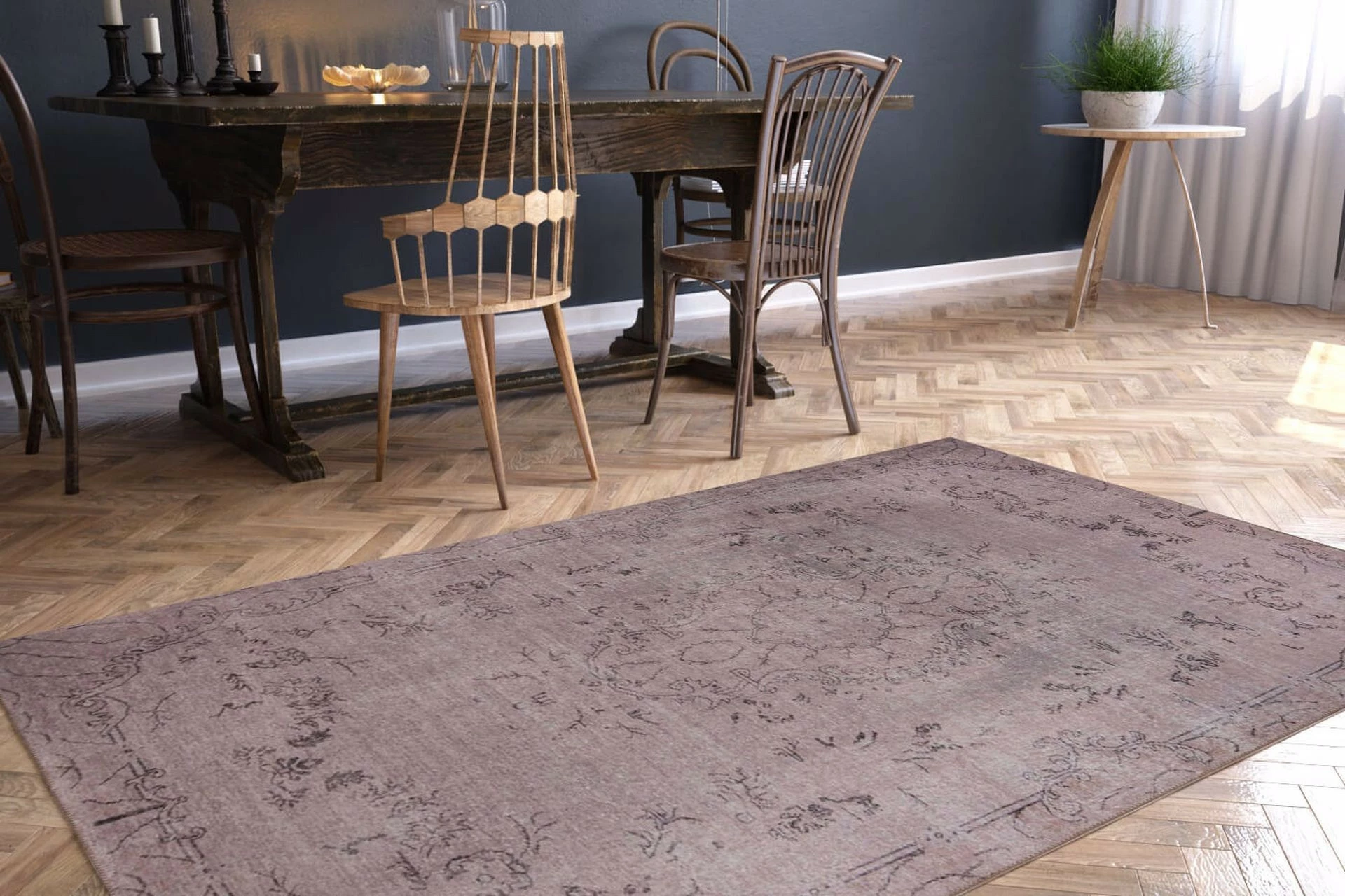 Qilim Conceptum Hypnose Dorian Chenille, kafe, 230x330cm