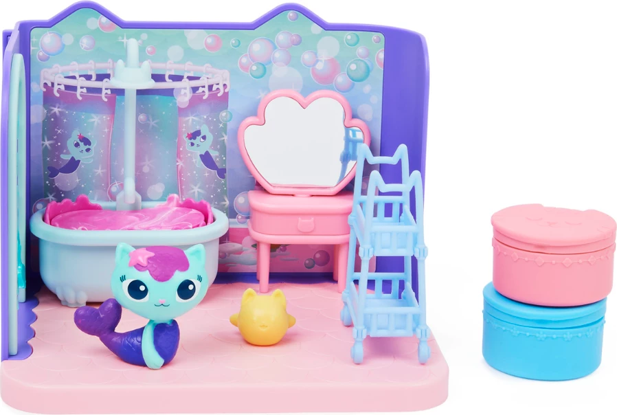 Gabby's Dollhouse - Mercat Primp & Pamper Bathroom Playset