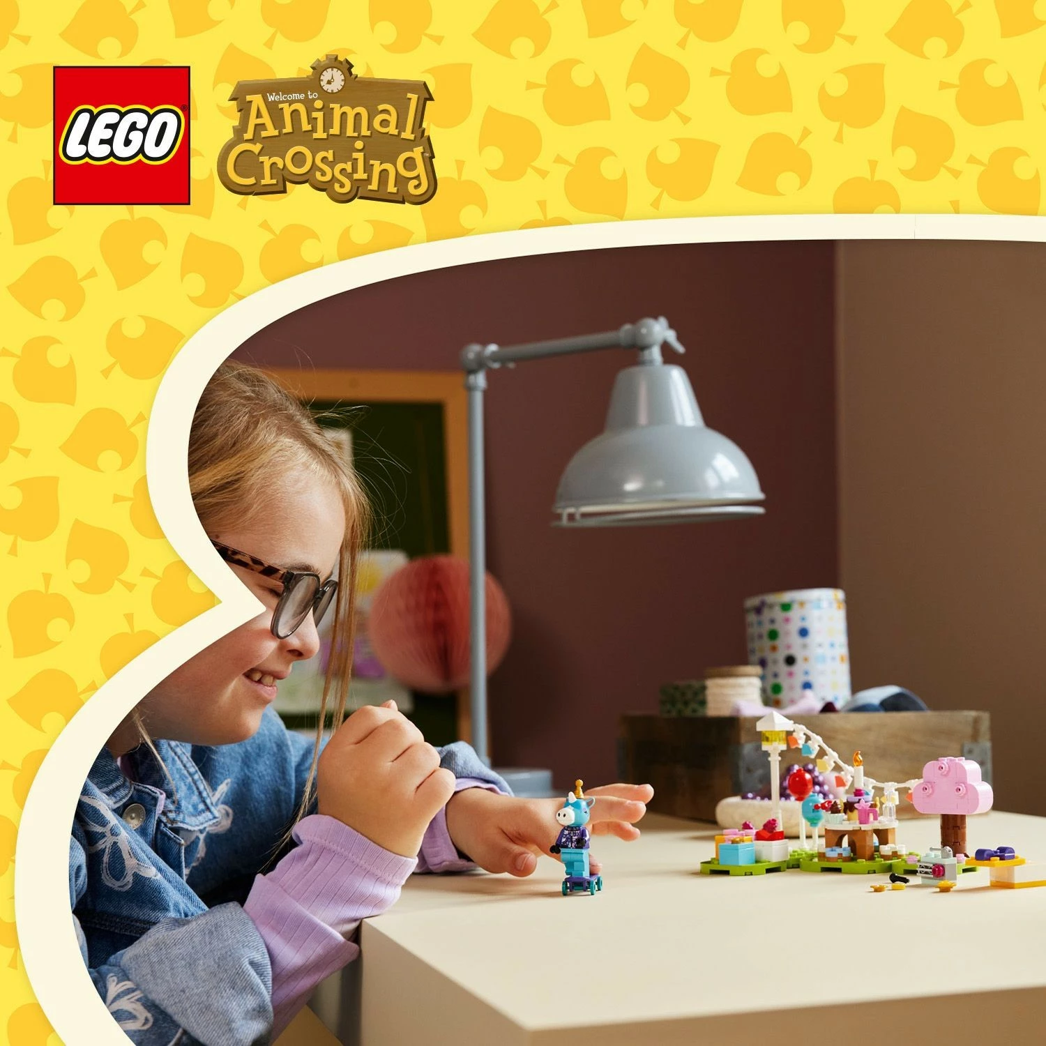 Set ndërtimi LEGO Animal Crossing 77046 Julian's Birthday Party, 170 pjesë, multikolor