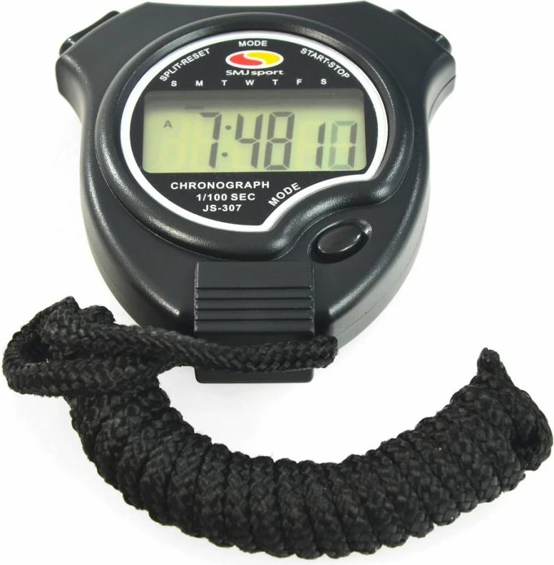 Kronometër SMJ Sport JS-307 për Meshkuj dhe Femra, Gri/Argjendtë