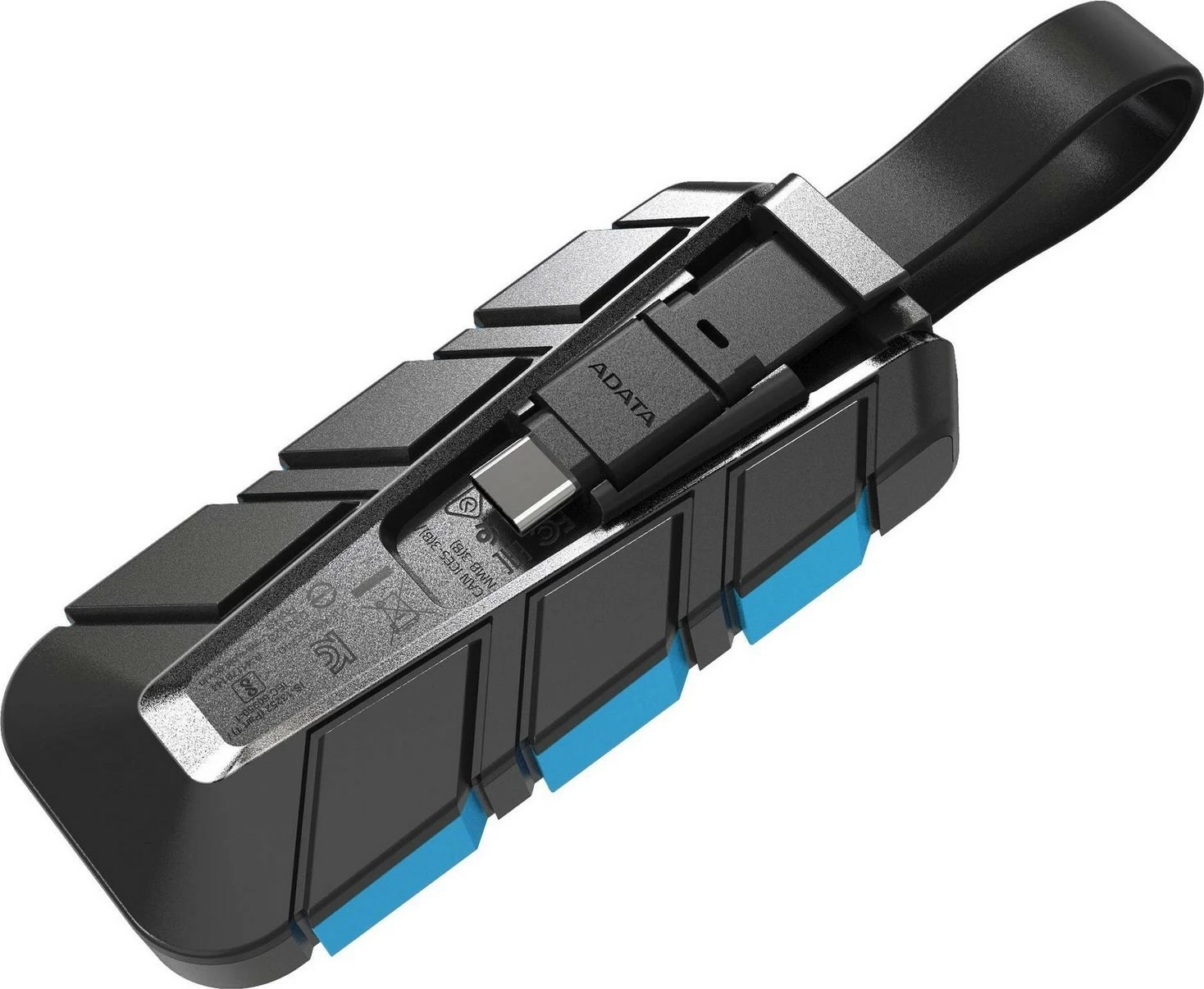 Disk SSD Adata Needle SC740 500GB USB 3.2 i kaltër