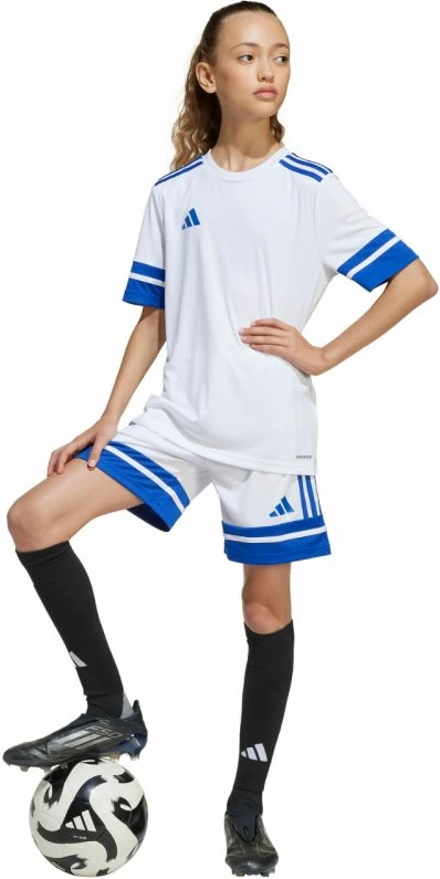 Maicë për fëmijë adidas, e bardhë dhe blu