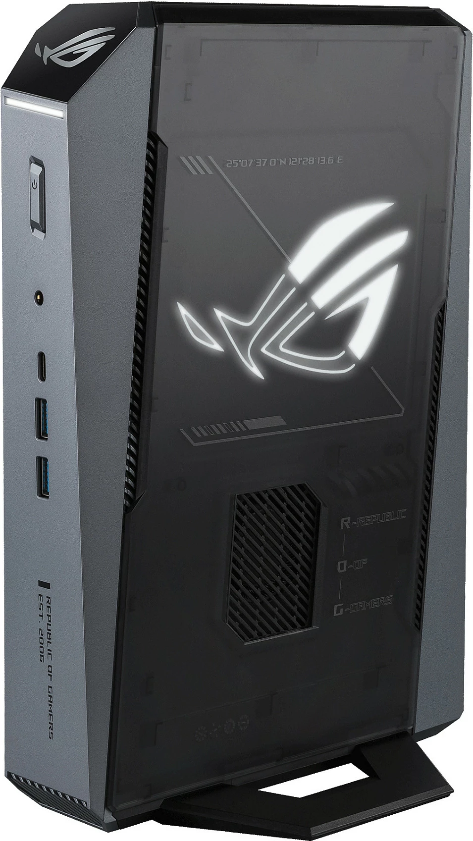 Mini PC ASUS ROG GR70-N90043AN, Ryzen 9 8940HX, 16GB DDR5, 1TB SSD, GeForce RTX 5060 8GB, Windows 11 Home, i zi/gri
