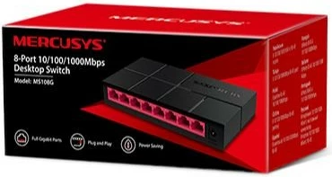 Switch TP-LINK Mercusys MS108G, 8 porta Gigabit, i zi