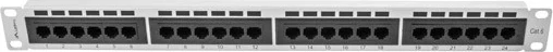 Patch panel LANBERG PPU6-1024-S, 24 port, 1U, gri