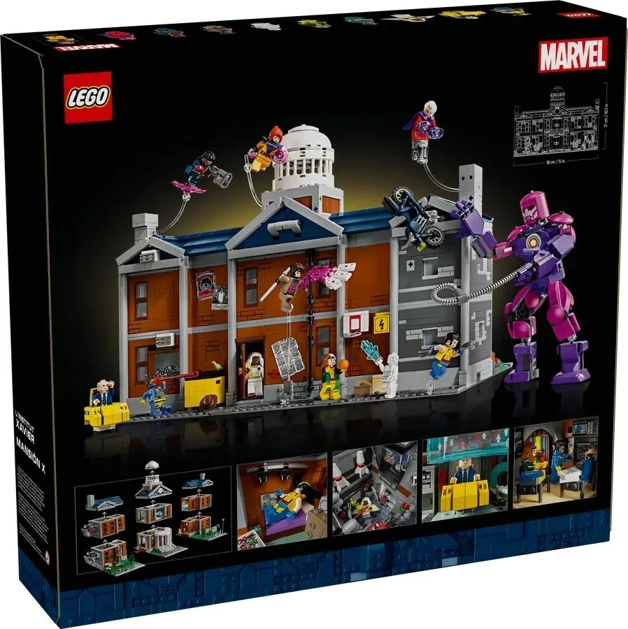 Set LEGO Marvel The X-Mansion 76294, për fëmijë 10+ vjeç