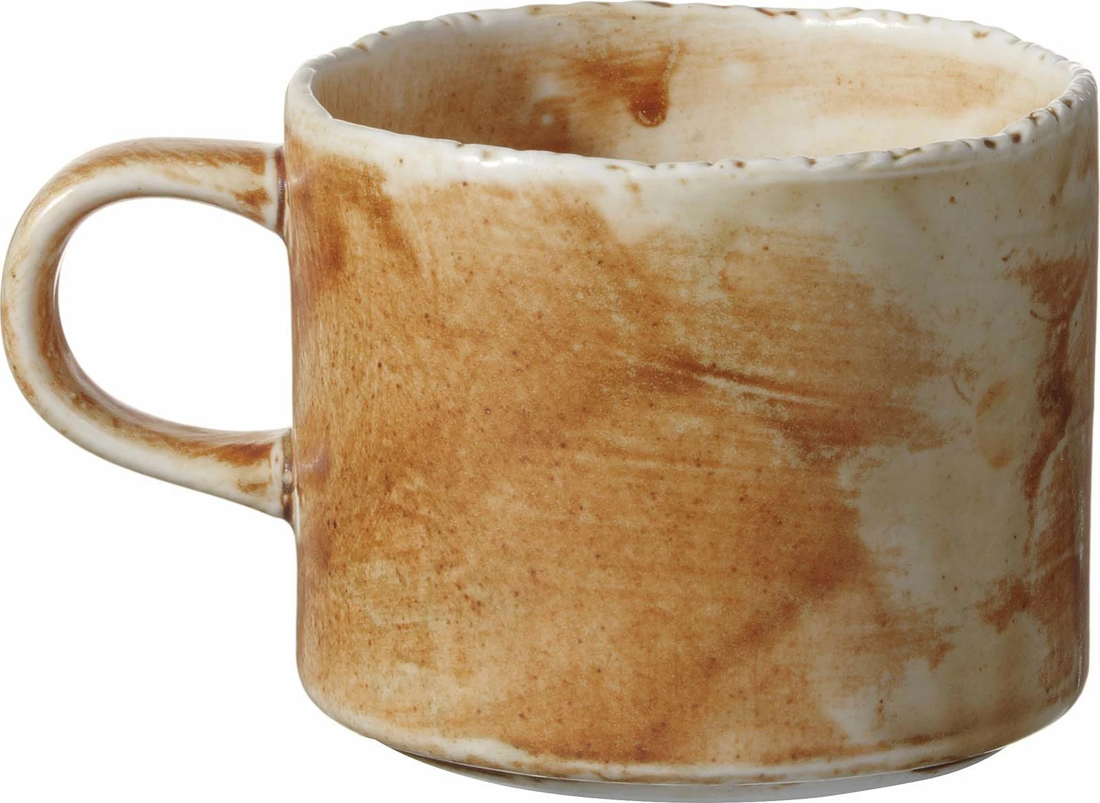 Kupa porcelani Fine Dine Constancy 360 ml, kafe, set 3 copë