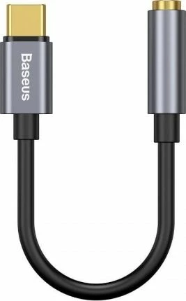 Adapter Baseus L54 CATL54-0G USB-C në Jack 3.5mm (AUX), USB 3.0, gri-zi