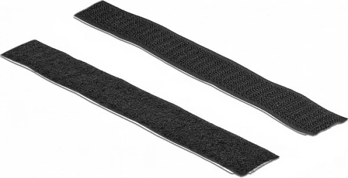 Shirit Velcro DeLOCK 10 m x 25 mm, vetëngjitës, i zi