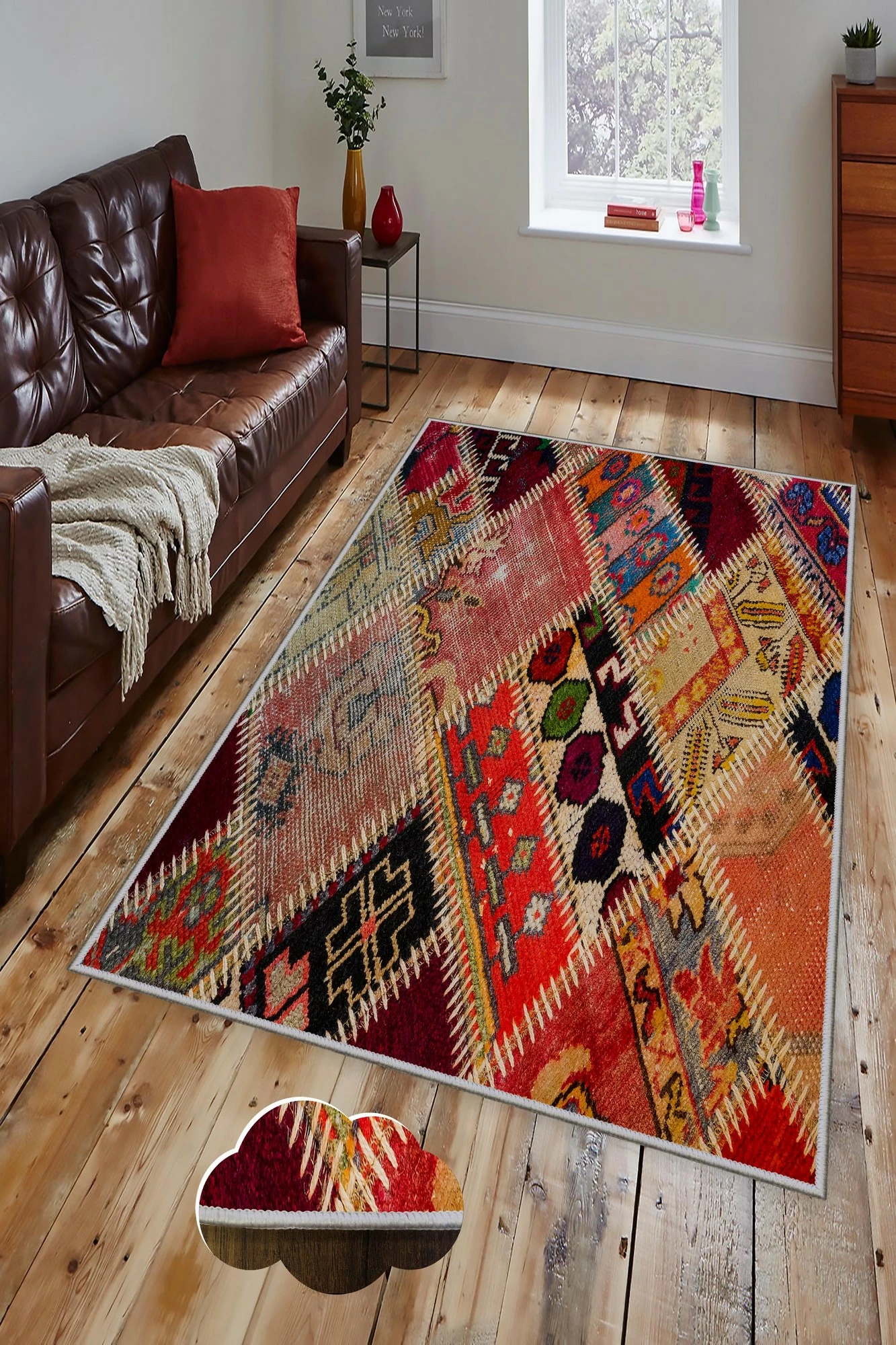 Qilim për korridor, shumëngjyrësh, 80x150cm, Conceptum Hypnose, Hmnt174