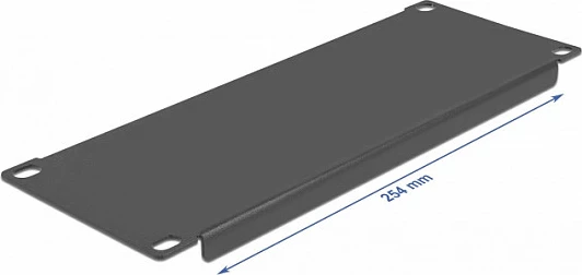 Panel i verbër DeLOCK 10″ 2U, metal, i zi