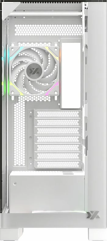 Kasë XYZ PC GEAR Trifecta ARGB X-CS-TRIFECTA-W Midi Tower, USB-C, tempered glass, e bardhë