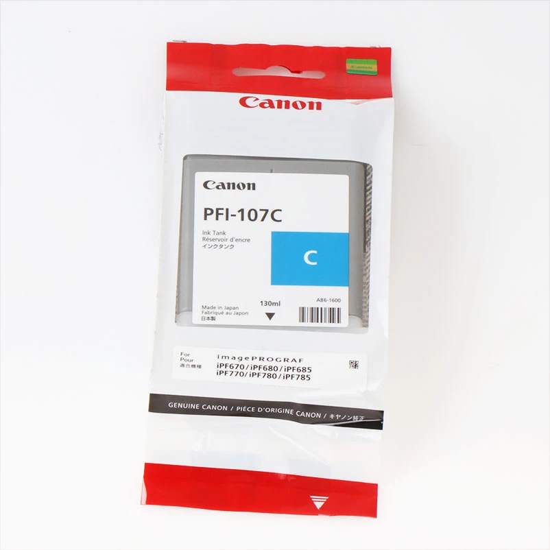 bojë printeri Canon PFI-107C (6706B001) 130 ml cyan