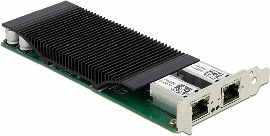 Kartelë rrjeti DeLOCK PCI Express x4 Intel I350, 2x RJ45 Gigabit, PoE+